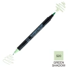 Zig Kurecolor Mangaka Fine&Brush Çift Taraflı Kalem CNKC-2200 No 520 Green Shadow
