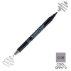 Zig Kurecolor Mangaka Fine&Brush Çift Taraflı Kalem CNKC-2200 No C.06 Cool Gray 6