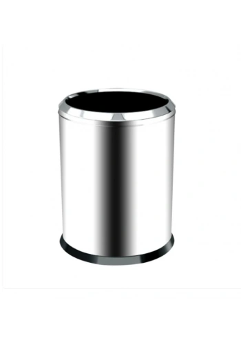 12 Lt Çemberli Çöp Kovası Paslanmaz(1 Adet)
