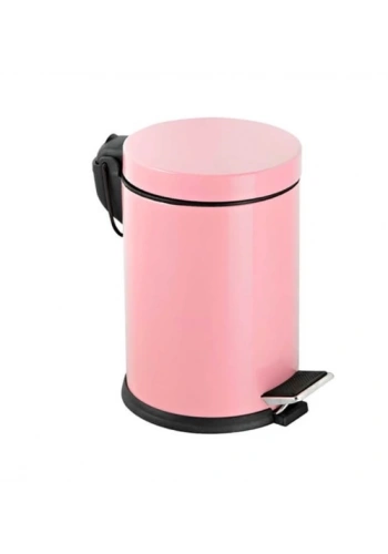 12 Lt Pedallı Çöp Kovası Pembe ( 1 Adet )