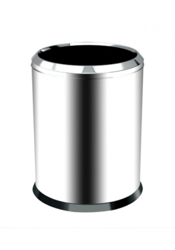 16 Lt Çemberli Çöp Kovası Paslanmaz (1 Adet)