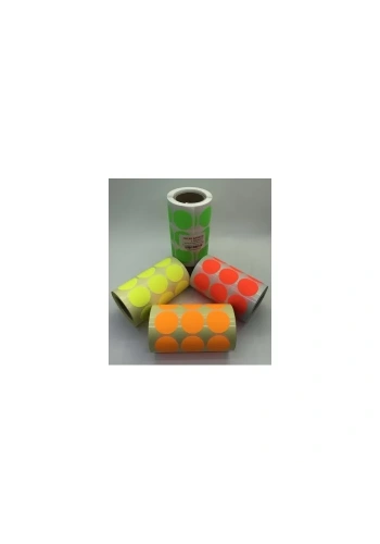 30MM NEON ETİKET SARI 1.000´Lİ (YEŞİL)