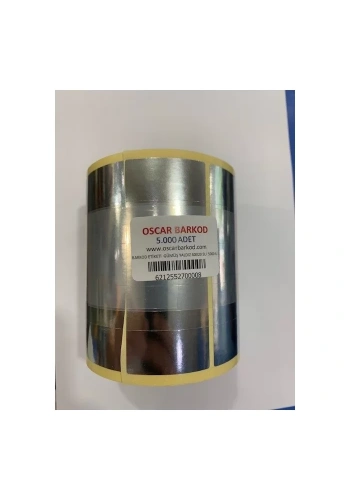 40 X 20 5 Lİ 5000 LİK RULO SİLVER KUŞE