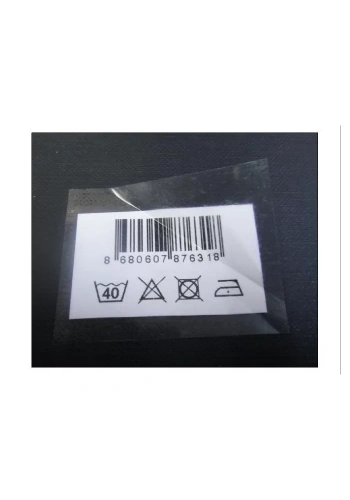 50X75 PVC ŞEFFAF ETİKET 750 Lİ SARIM