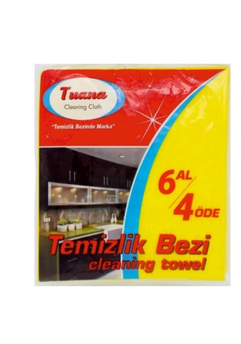 6lı Temizlik Bezi 40x40 cm ( 1 Paket )