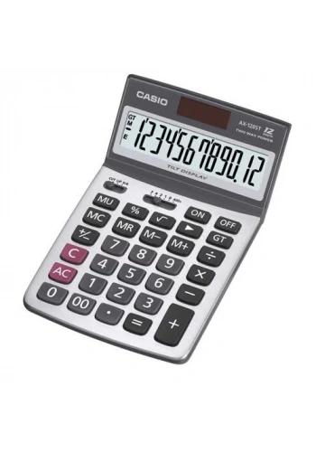 Casio Hesap Makinesi AX-120ST Eğimli Ekran 12 Haneli
