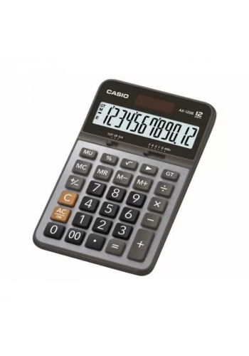 Casio AX-120B Hesap Makinesi Pratik Masaüstü (12 Haneli)