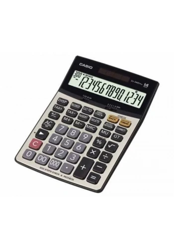 Casio DJ-240D PLUS İşlem Kontrollü Vergi ve Döviz Fonsiyonlu Hesap Makinesi (14 Hane)