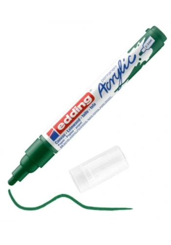 EDDİNG ED5100904 AKRİLİK MARKÖR ORTA UÇLU 2.0-3.0mm YOSUN YEŞİLİ