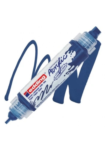 EDDİNG ED5400933 3D DOUBLE LİNER ÇİFT UÇLU AKRİLİK MARKÖR GECE MAVİSİ