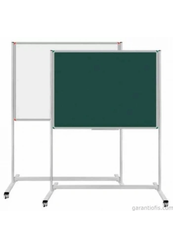 Panda PAN 244 Tekerlekli Ayaklı Beyaz Yazı Tahtası (120x240 cm)