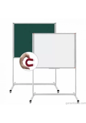 Panda PAN 271 Çelik Emaye Beyaz Yazı Tahtası Tekerlekli Ayaklı (90x120 cm)