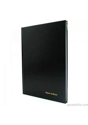 Dilman Numaralı Ciltli Karar Defteri (96 Yaprak)