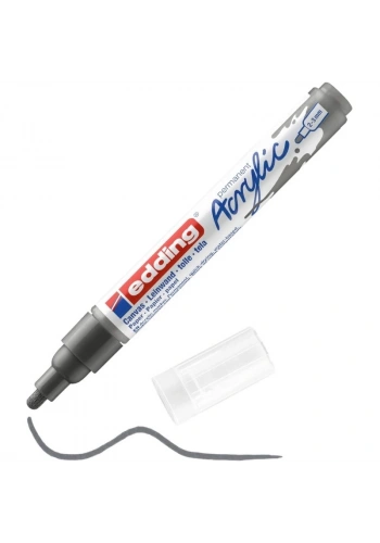 EDDİNG ED5100926 AKRİLİK MARKÖR ORTA UÇLU 2.0-3.0mm ANTRASİT