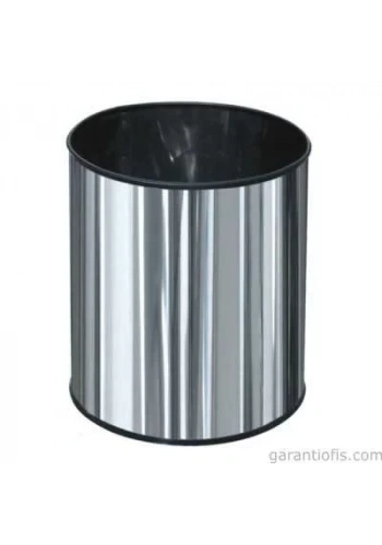 Garanti Metal 1405  Paslanmaz Metal Çöp Kovası (13 Lt)