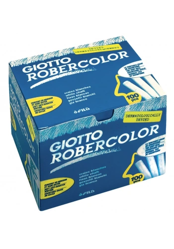 Robercolor Beyaz Tebeşir Tozsuz (100 lü Paket)