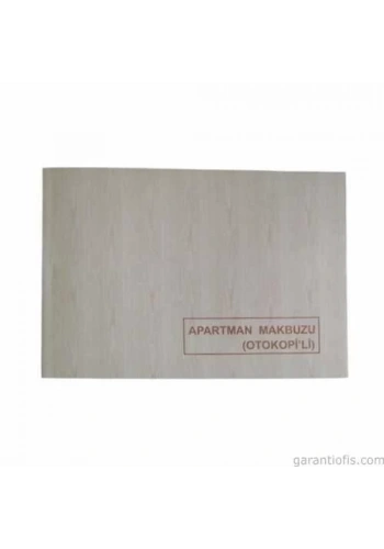 Dilman Otokopili Apartman Makbuzu