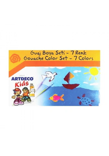 ARTDECO KİDS ARTS GUAJ BOYA SETİ 7 RENKx6ml (Y-501)