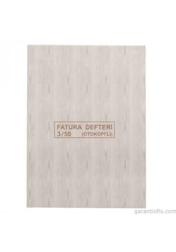 Dilman Otokopili Fatura (3/50 - 3 Nüsha)