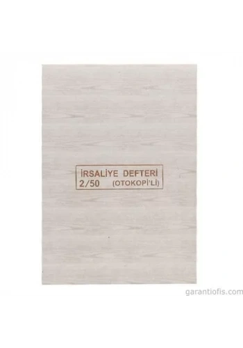 Dilman Otokopili İrsaliye Defteri (2/50 - 2 Nüsha)