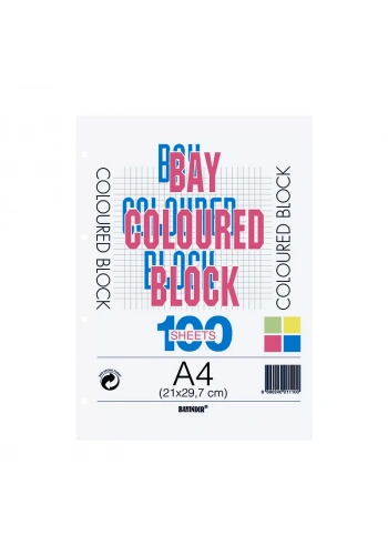 BAYINDIR KLASÖR YEDEĞİ A4 KARELİ 100 YAPRAK 4 RENK