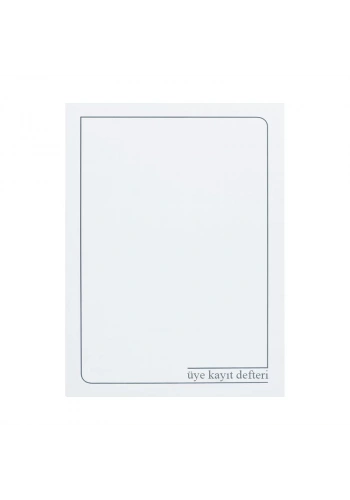 BAYINDIR ÜYE KAYIT DEFTERİ 24x34 40 YAPRAK