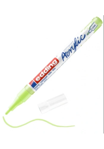 EDDİNG ED5300917 AKRİLİK MARKÖR İNCE UÇLU 1.0-2.0mm PASTEL YEŞİL