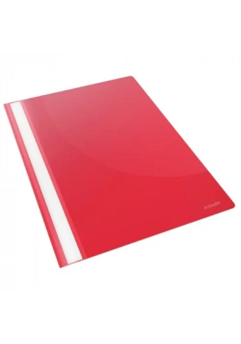 Esselte 4199 Kırmızı Plastik Telli Dosya (50 li Paket)