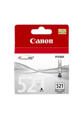CANON CLI-521GY GRİ KARTUŞ (MP540 MX860 İP3600 MP560 MX870)