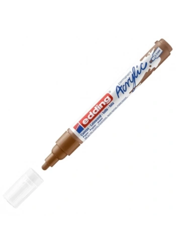 EDDİNG ED5100919 AKRİLİK MARKÖR ORTA UÇLU 2.0-3.0mm FINDIK KAHVESİ