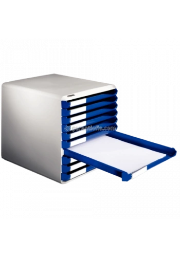 Leitz 5281 Kırmızı 10 Çekmeceli Evrak Rafı