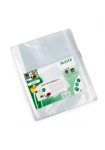 Leitz 4796 Poşet Dosya A4 Şeffaf  (100 lü Paket)