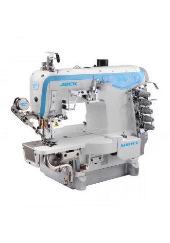 Yuki Jack JK-K4-UTL-35ACX356-K Soldan Bıçaklı Regulalı İplik Kesicili Havalı Reçme Makinası