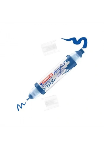 EDDİNG ED5400903 3D DOUBLE LİNER ÇİFT UÇLU AKRİLİK MARKÖR ANZER MAVİSİ