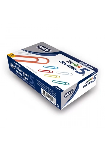 Mas 295 Renkli Dev Ataş PVC Kaplamalı 50mm