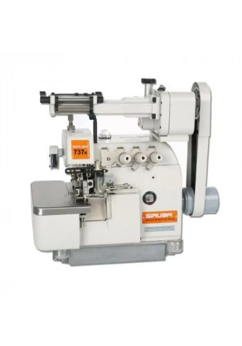Siruba 737K/LFC-3 3 İplik Lastik Vericili Overlok Makinası