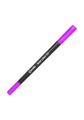 CARETTA 65-11 ÇİFT UÇLU KEÇELİ KALEM 0.4-1mm LİLA