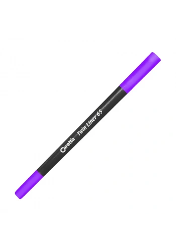 CARETTA 65-12 ÇİFT UÇLU KEÇELİ KALEM 0.4-1mm MOR
