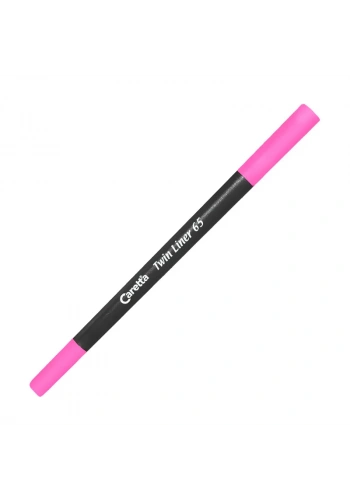CARETTA 65-09 ÇİFT UÇLU KEÇELİ KALEM 0.4-1mm PEMBE