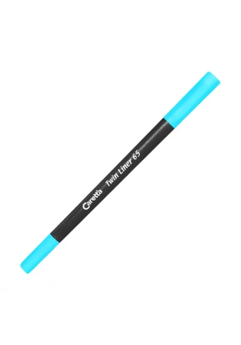 CARETTA 65-06 ÇİFT UÇLU KEÇELİ KALEM 0.4-1mm TURKUAZ