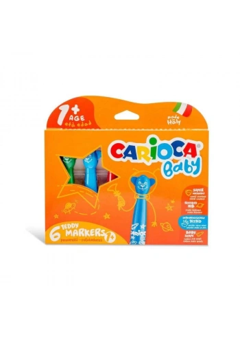 CARİOCA 42815 BABY JUMBO YIKANABİLİR KEÇELİ KALEM 6 RENK