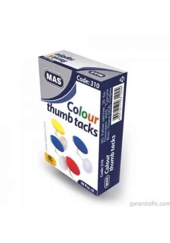 Mas 310 Renkli Raptiye (Pvc Kaplı)