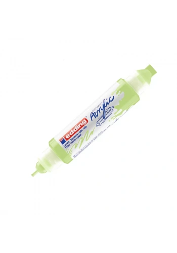 EDDİNG ED5400917 3D DOUBLE LİNER ÇİFT UÇLU AKRİLİK MARKÖR PASTEL YEŞİL