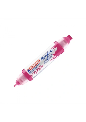 EDDİNG ED5400909 3D DOUBLE LİNER ÇİFT UÇLU AKRİLİK MARKÖR TELEMAGENTA