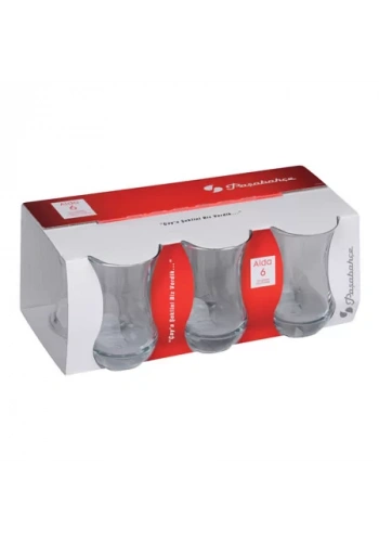 Paşabahçe Aida Optikli Çay Bardağı (6 lı Takım)