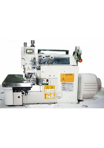 Yuki YK-8200T-04M5-50-TA-TKA 4 İplik Alttan Üstten Transportlu Cep Biye Over. + D.Drive