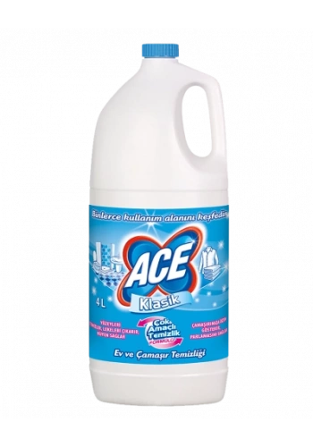 Ace Klasik Çamaşır Suyu (4 Litre)
