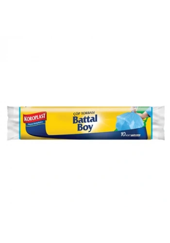 Koroplast Battal Boy Çöp Torbası 72x95 cm (10 lu Paket)