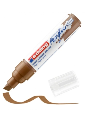 EDDİNG ED5000919 AKRİLİK MARKÖR KALIN UÇLU 5.0-10.0mm FINDIK KAHVESİ