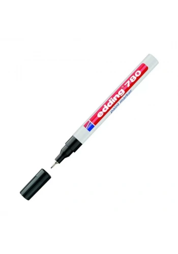 Edding 780 Tam Örtücü Siyah Boya Kalemi (Paint Marker)